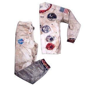 Fusion Clothing Unisex Apollo 11 Sweatsuit Small Astronaut Costume Cosplay